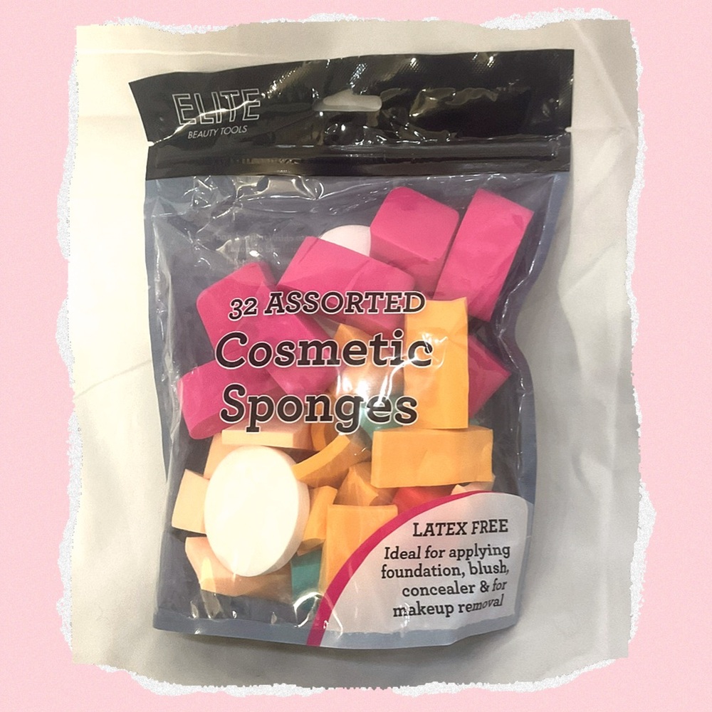 Elite Beauty Tools Assorted Cosmetic Sponges NIP